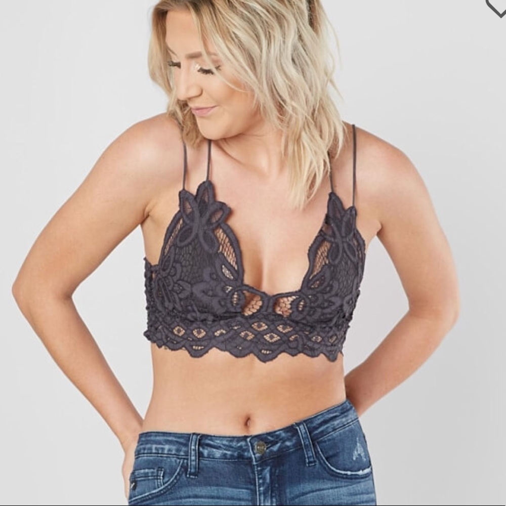 Free people adella bralette gray